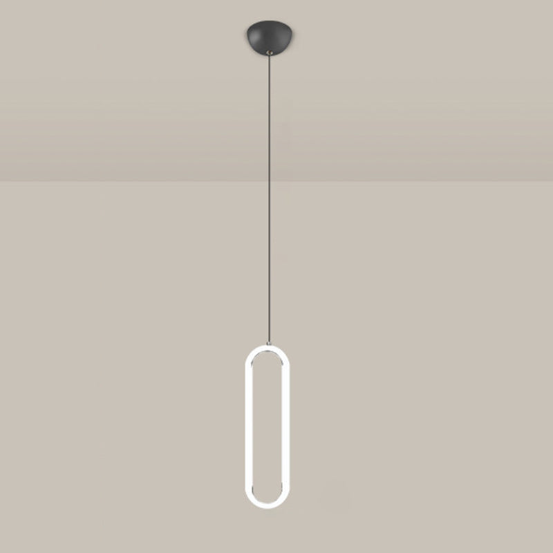 Gouden ronde vorm hanglamp moderne minimalistische ledhanglamp voor woonkamer