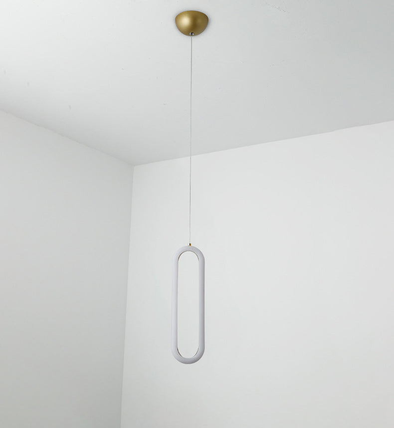 Gouden ronde vorm hanglamp moderne minimalistische ledhanglamp voor woonkamer
