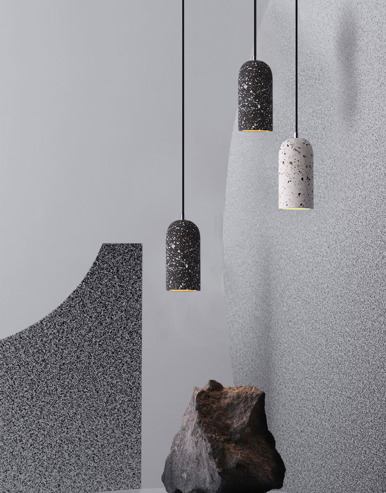 Kuppelform -Anhängerlampe moderne minimalistische kreative Steinhängelampe für Esszimmer