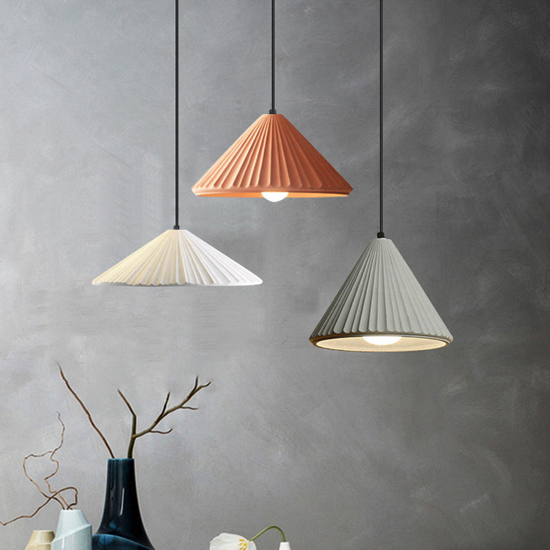 Cement taps toelopend hangende licht Noordse moderne stijl 1 lichte restaurant plafond hanglamp