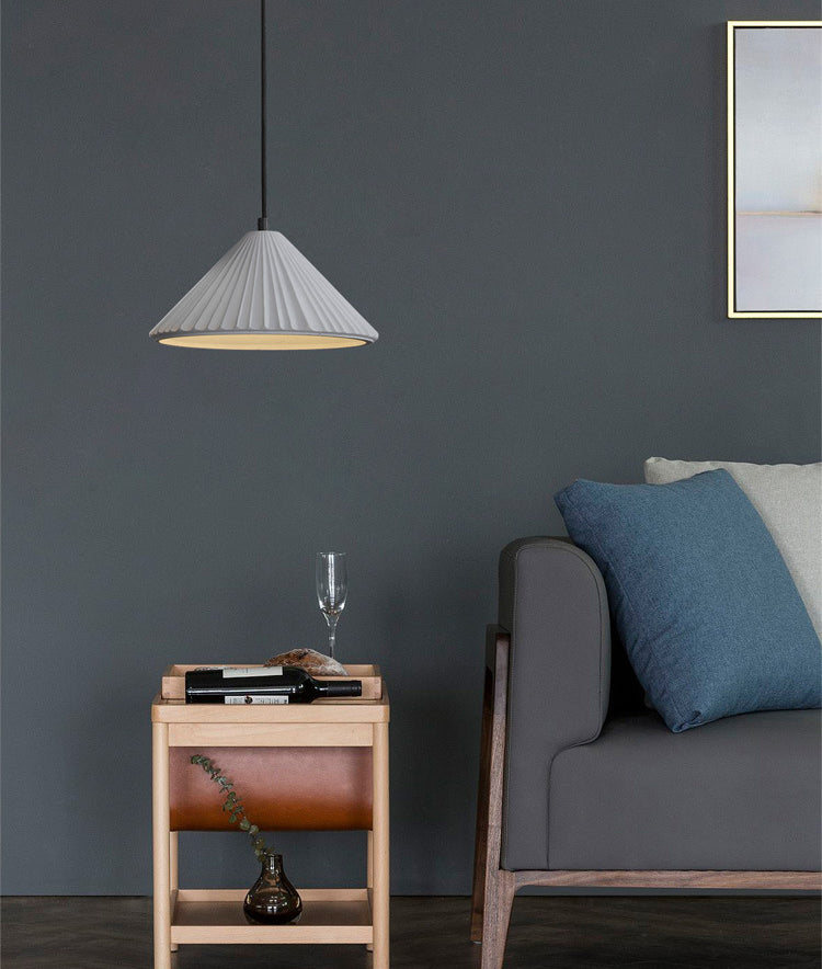 Cement taps toelopend hangende licht Noordse moderne stijl 1 lichte restaurant plafond hanglamp