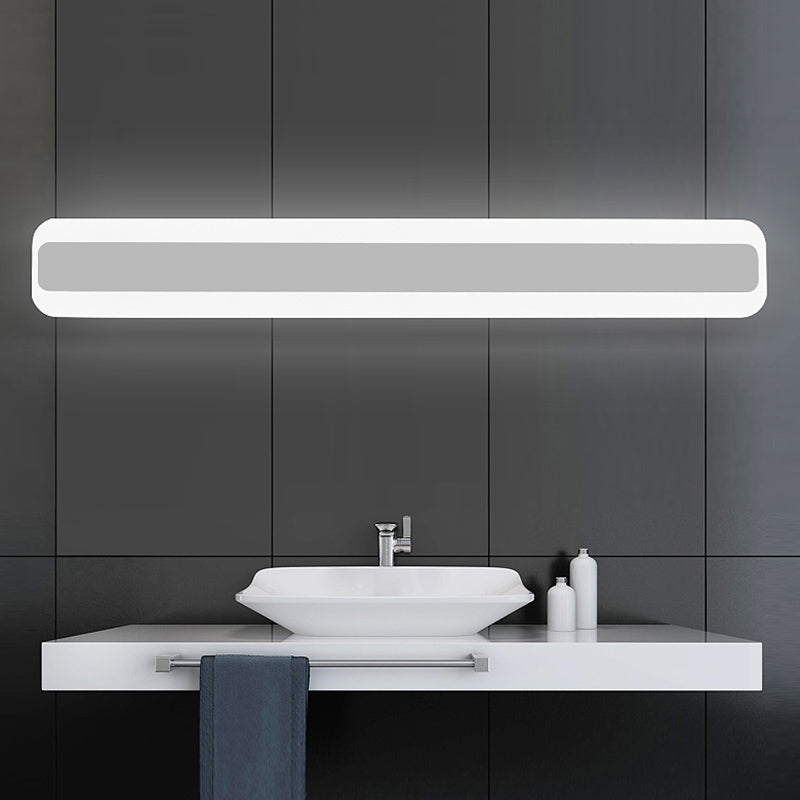 Rechthoekige LED ijdelheid lamp Moderne minimalistische stijl acryl single ijdelheid licht