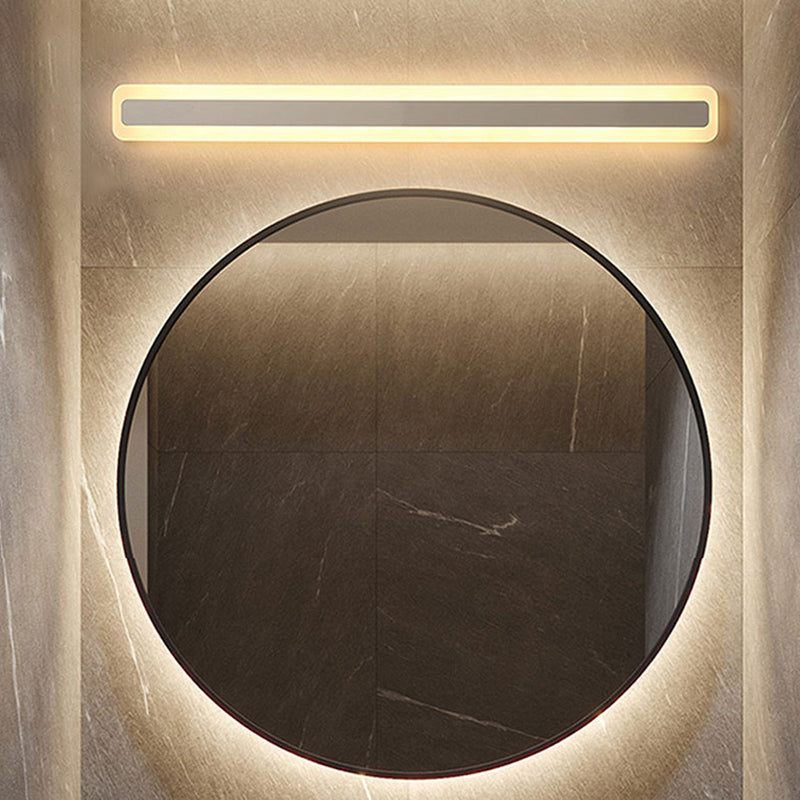 Rechthoekige LED ijdelheid lamp Moderne minimalistische stijl acryl single ijdelheid licht