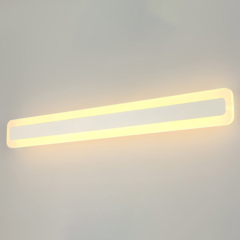 Rechthoekige LED ijdelheid lamp Moderne minimalistische stijl acryl single ijdelheid licht