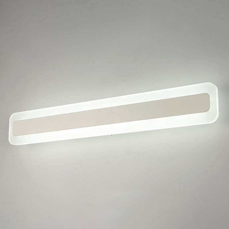Rechthoekige LED ijdelheid lamp Moderne minimalistische stijl acryl single ijdelheid licht