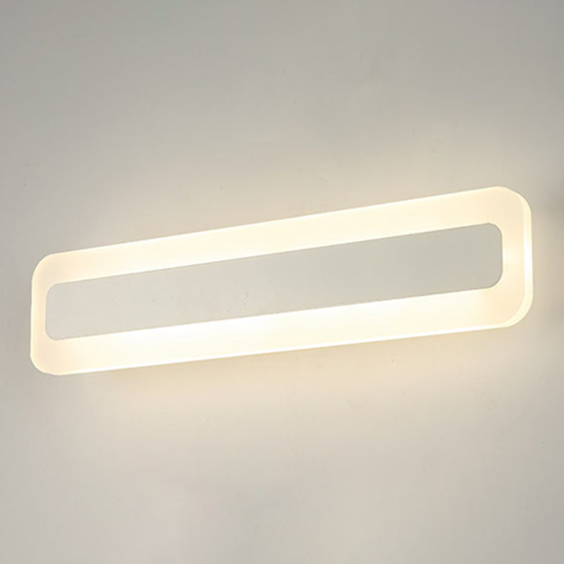 Rechthoekige LED ijdelheid lamp Moderne minimalistische stijl acryl single ijdelheid licht