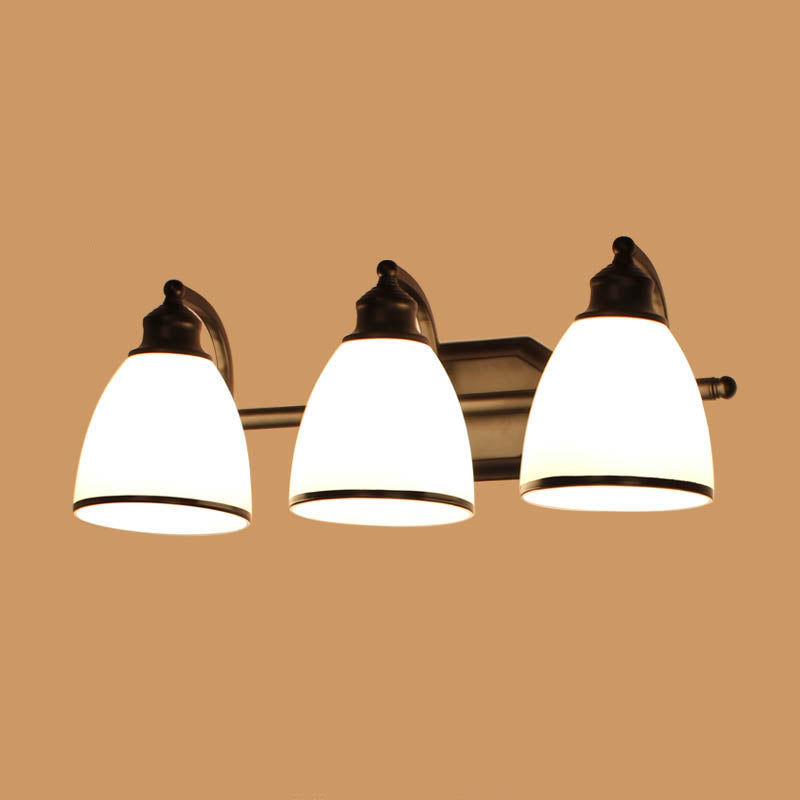 Armed Vanity Mirror Lights American Retro Style Glass Vanity Light