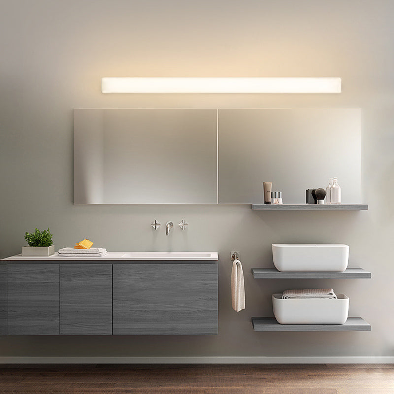 Rectangle LED Vanity Lamp Modern Minimalist Style Acrylic Single Vanity Light