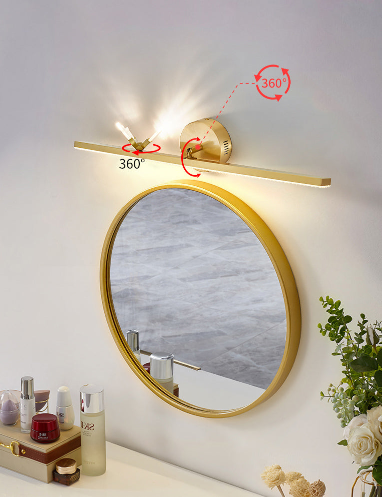 Licht extravaganter Stil linearer LED -Waschtischbeleuchtung Acryl -Eitelkeitslicht