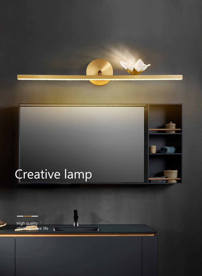 Licht extravaganter Stil linearer LED -Waschtischbeleuchtung Acryl -Eitelkeitslicht