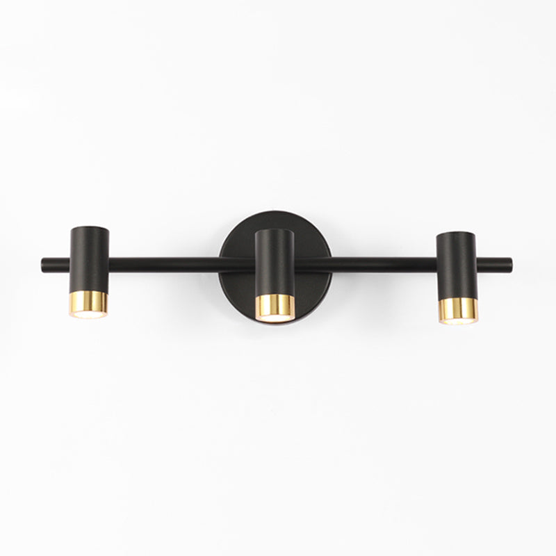 Luci specchietti di vanità cilindri Light Nordic Luxury Style Metal Vanity Lampada