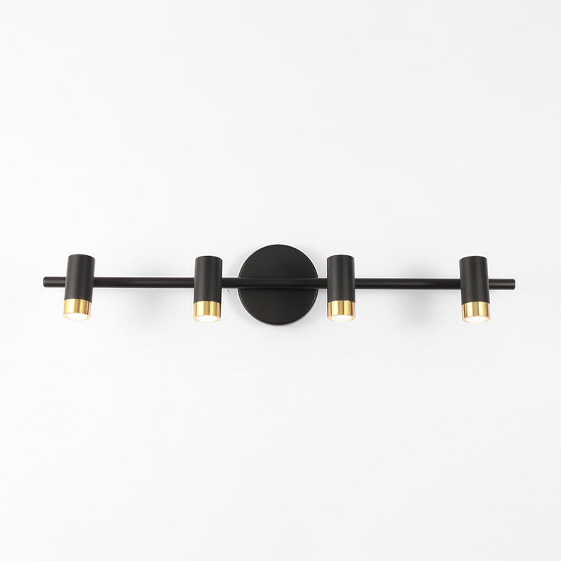 Luci specchietti di vanità cilindri Light Nordic Luxury Style Metal Vanity Lampada