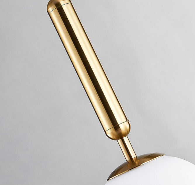 Modern Minimalist Design Globe Hanging Lamp Opal Frosted Glass Shade 1 Light  Pendant Light