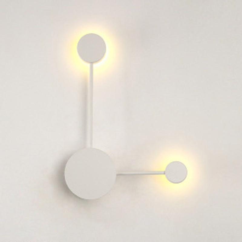 Kreisförmige Wandmontaglampe moderne Einfachheit Acrylwandhalterung für Wohnzimmer