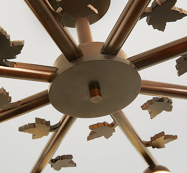 Gewölbte milchgyglas hängende Lampe nordisch dunkler Holz Getreide Kronleuchter für Wohnzimmer