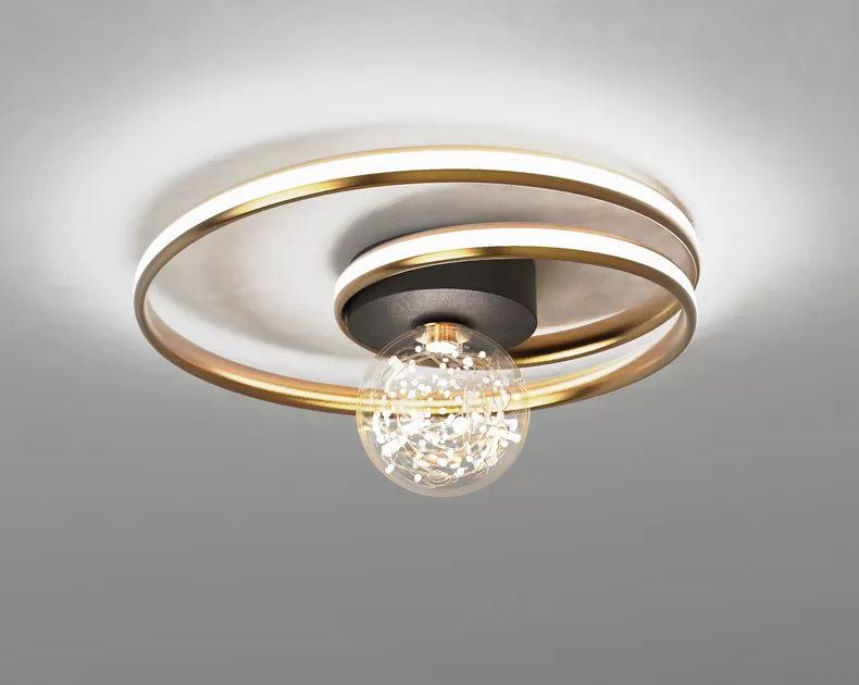 Metalen Starry Plafond Opgezette Licht Moderne Stijl LED Gouden Plafond Mount Lamp