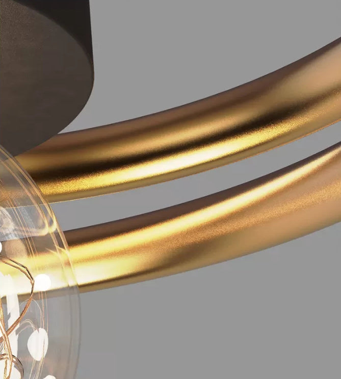 Metalen Starry Plafond Opgezette Licht Moderne Stijl LED Gouden Plafond Mount Lamp