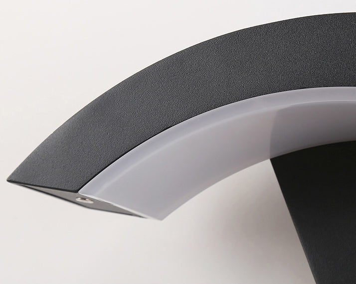 Hedendaagse curve Wall gemonteerde lichten Acrylspoelmontage Wand SCONCE voor balkon