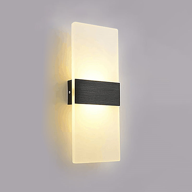 Contemporary Geometric Wall Mounted Lights Acrylic Flush Mount Wall Sconce for Bedside