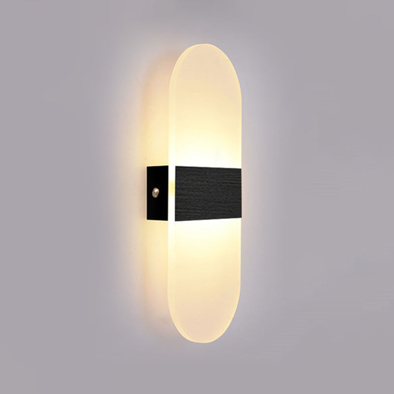 Contemporary Geometric Wall Mounted Lights Acrylic Flush Mount Wall Sconce for Bedside