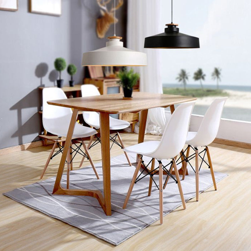 1-Light Pendant Lamp Nordic Macarons Style Metal Dining Room Hanging Lamp