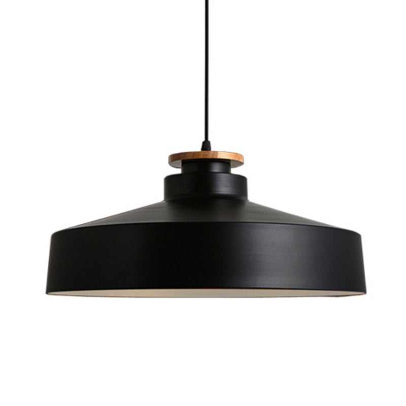 1-Light Pendant Lamp Nordic Macarons Style Metal Dining Room Hanging Lamp