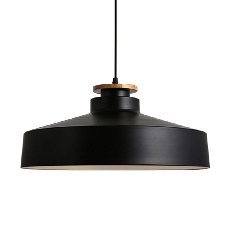 1-Light Pendant Lamp Nordic Macarons Style Metal Dining Room Hanging Lamp