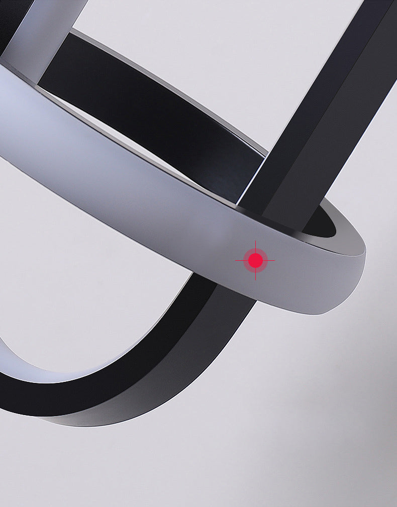 Ultramoderne ring wandbevestiging verlichting aluminium wand gemonteerd verlichtingsarmatuur voor woonkamer