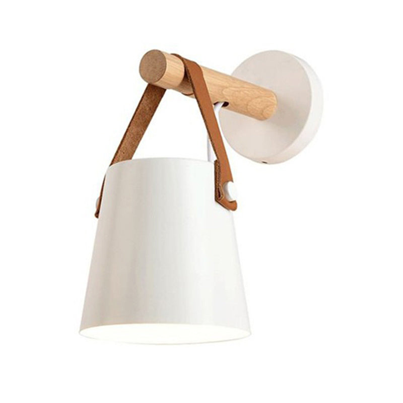 Modern Minimalist Style Cone Wall Light Sconce Metal 1 Light Sconces