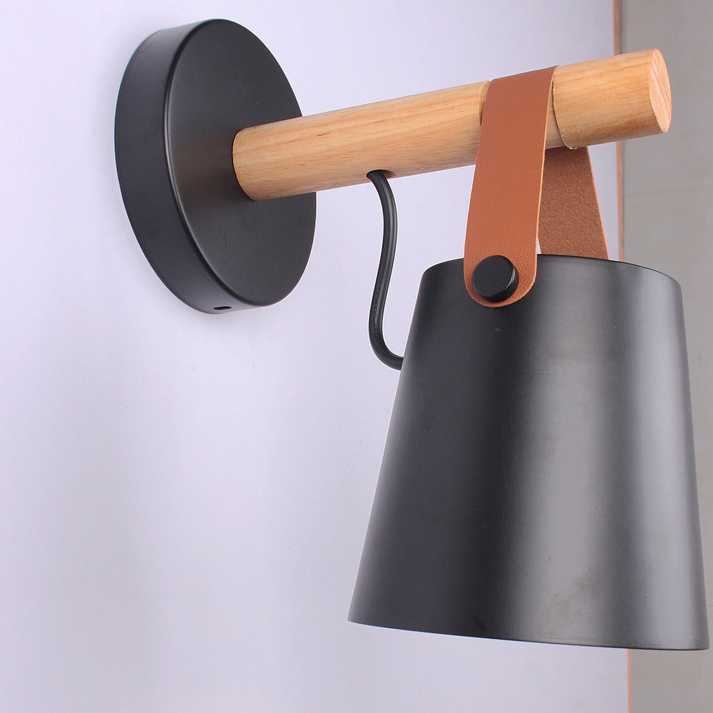 Modern Minimalist Style Cone Wall Light Sconce Metal 1 Light Sconces