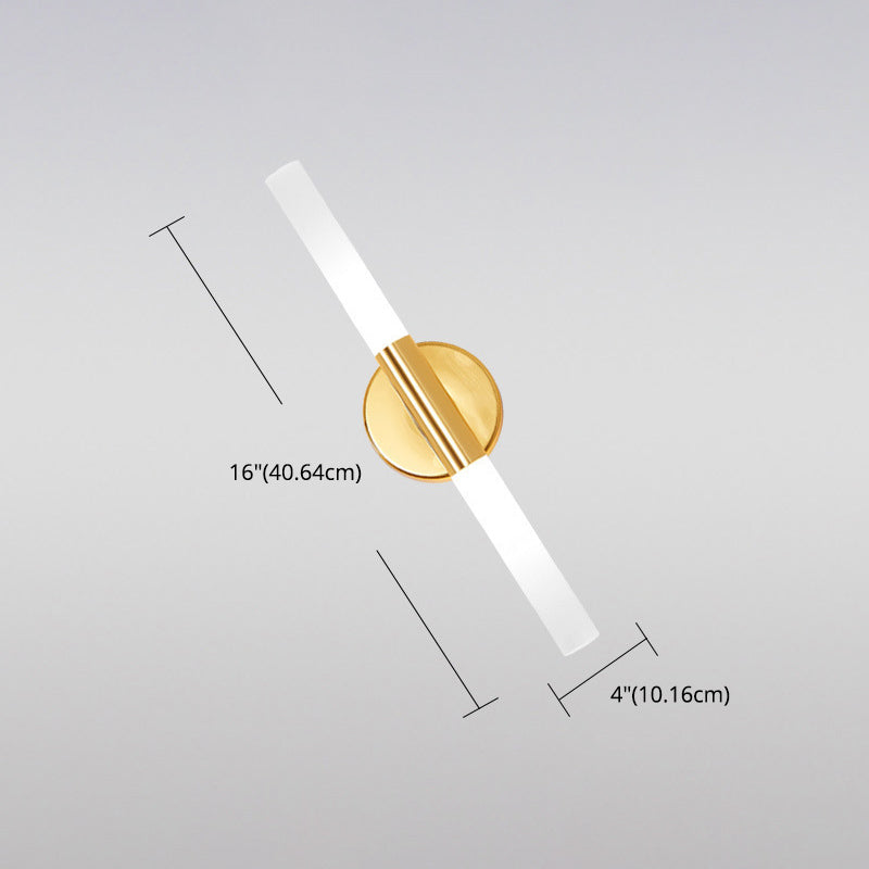 Contemporary Linear Wall Mounted Lights Metal Wall Mounted Lamp for Bedroom