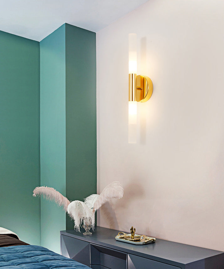 Contemporary Linear Wall Mounted Lights Metal Wall Mounted Lamp for Bedroom