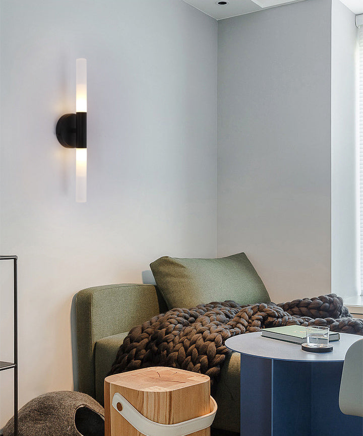 Eigentijdse lineaire wandgemonteerde lichten metalen wand gemonteerd lamp voor slaapkamer
