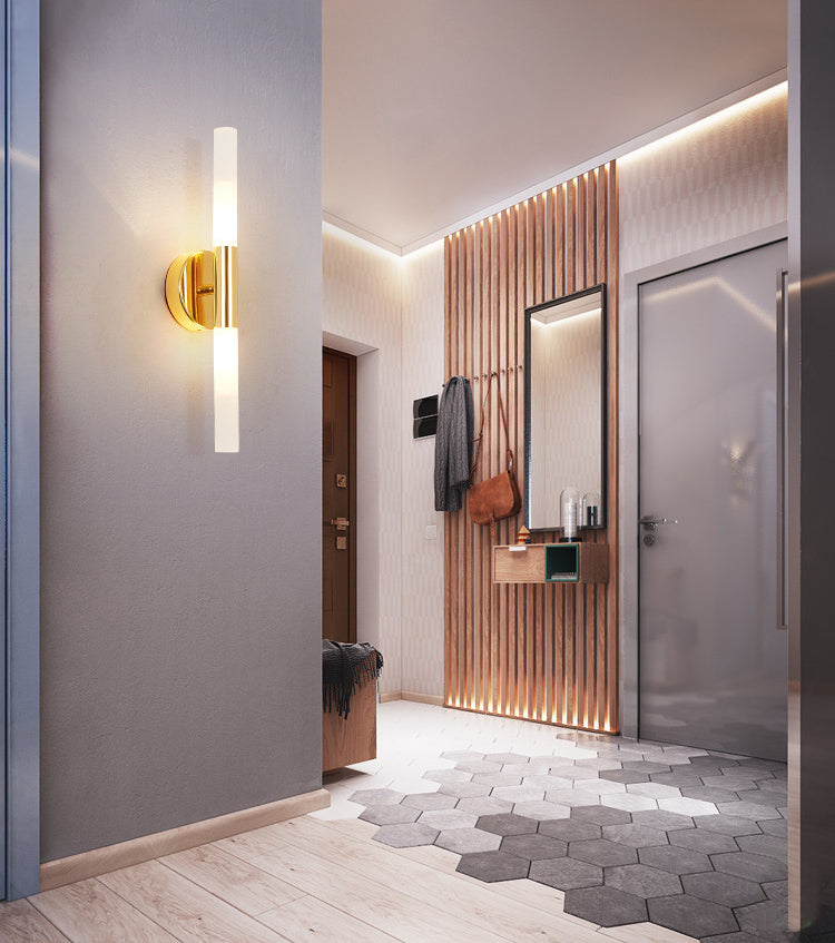 Contemporary Linear Wall Mounted Lights Metal Wall Mounted Lamp for Bedroom
