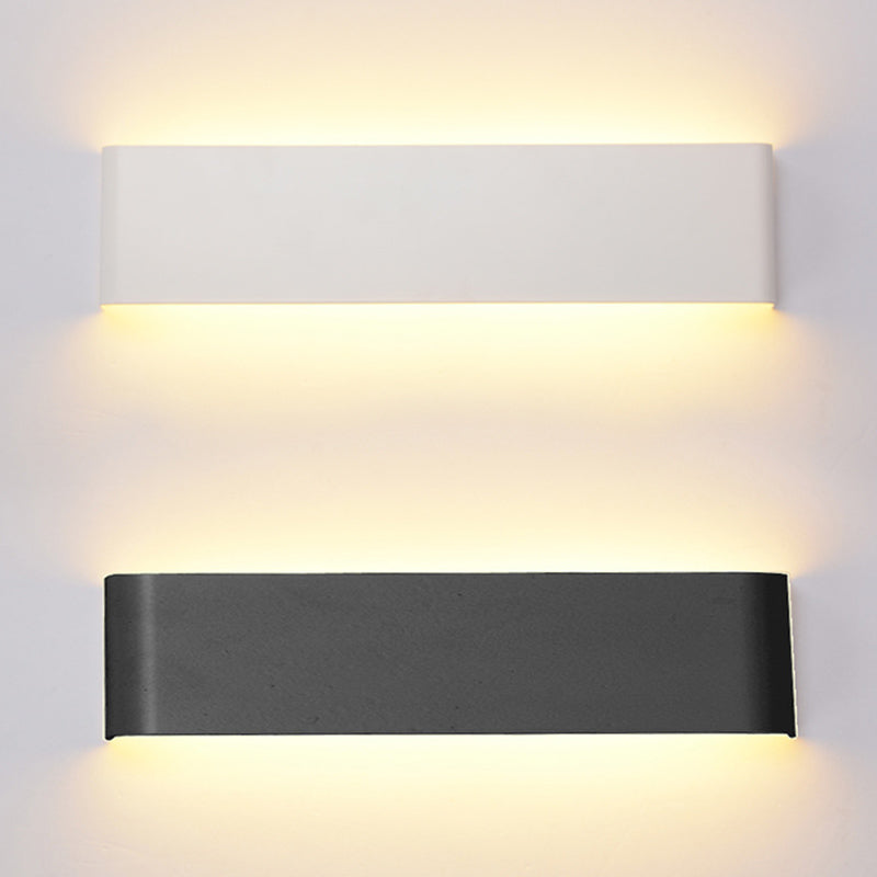 Moderne Einfachheit Rechteck Wandleuchte Acryl Wandleuchte Beleuchtung für Schlafzimmer