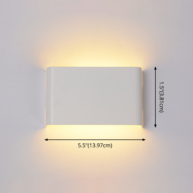 Moderne Einfachheit Rechteck Wandleuchte Acryl Wandleuchte Beleuchtung für Schlafzimmer