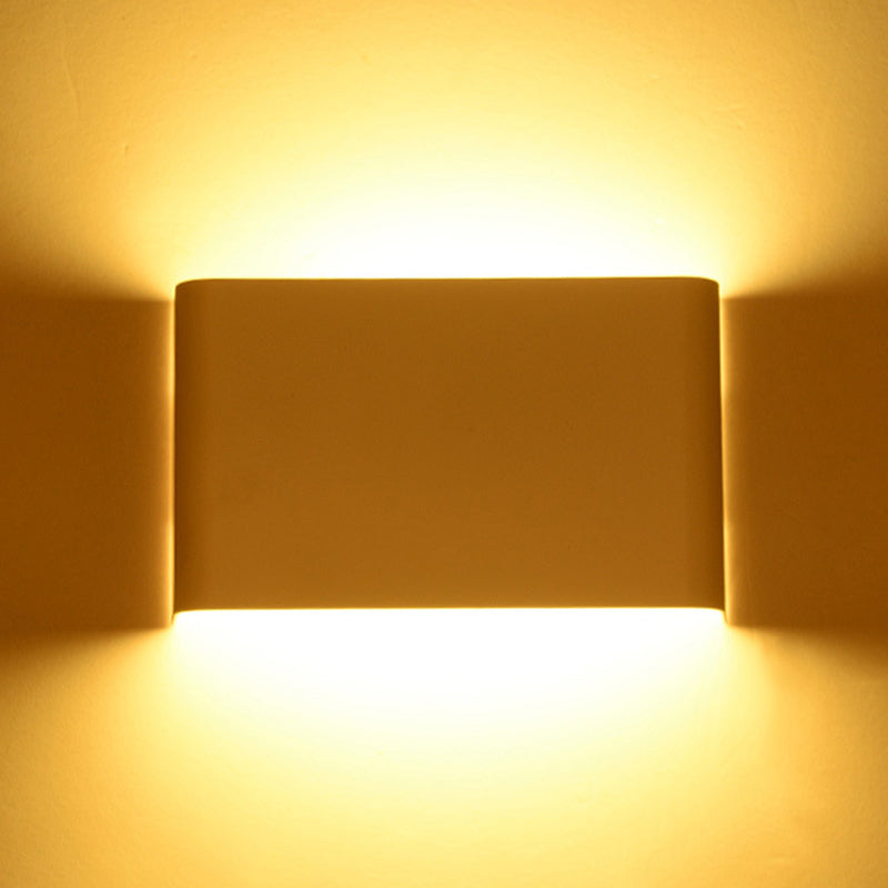 Moderne Einfachheit Rechteck Wandleuchte Acryl Wandleuchte Beleuchtung für Schlafzimmer