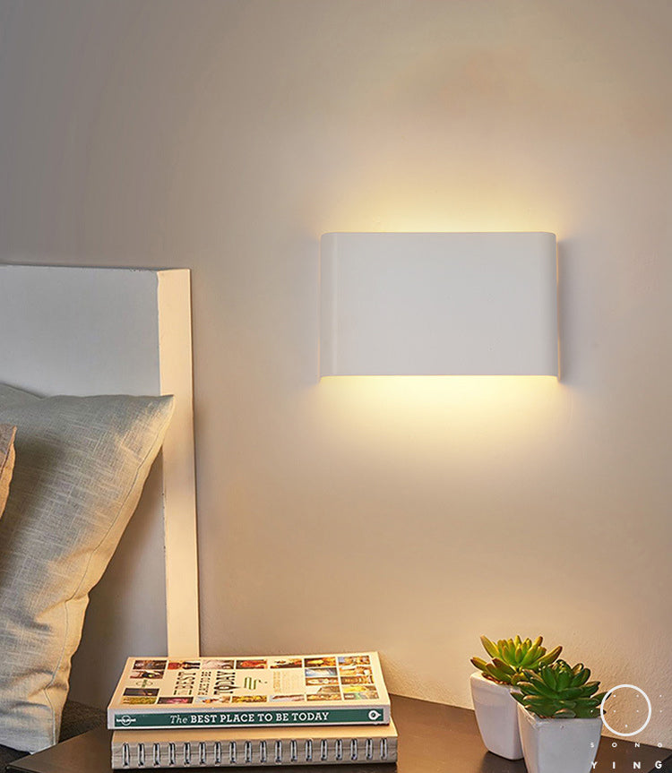 Moderne Einfachheit Rechteck Wandleuchte Acryl Wandleuchte Beleuchtung für Schlafzimmer