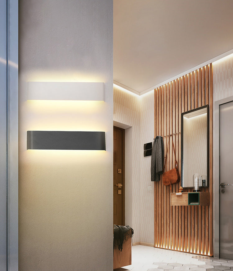 Moderne Einfachheit Rechteck Wandleuchte Acryl Wandleuchte Beleuchtung für Schlafzimmer