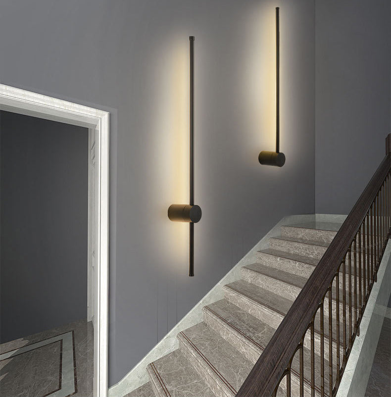 Nordische Einfachheit Lineare Wandleuchten Aluminiumleuchte Leuchten für Schlafzimmer