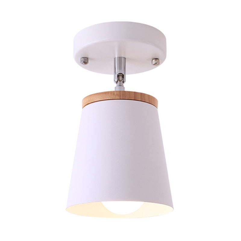 Minimalisme -stijl macaroon muur sconce hoek verstelbare metalen cilinder schaduw wandlicht voor slaapkamer