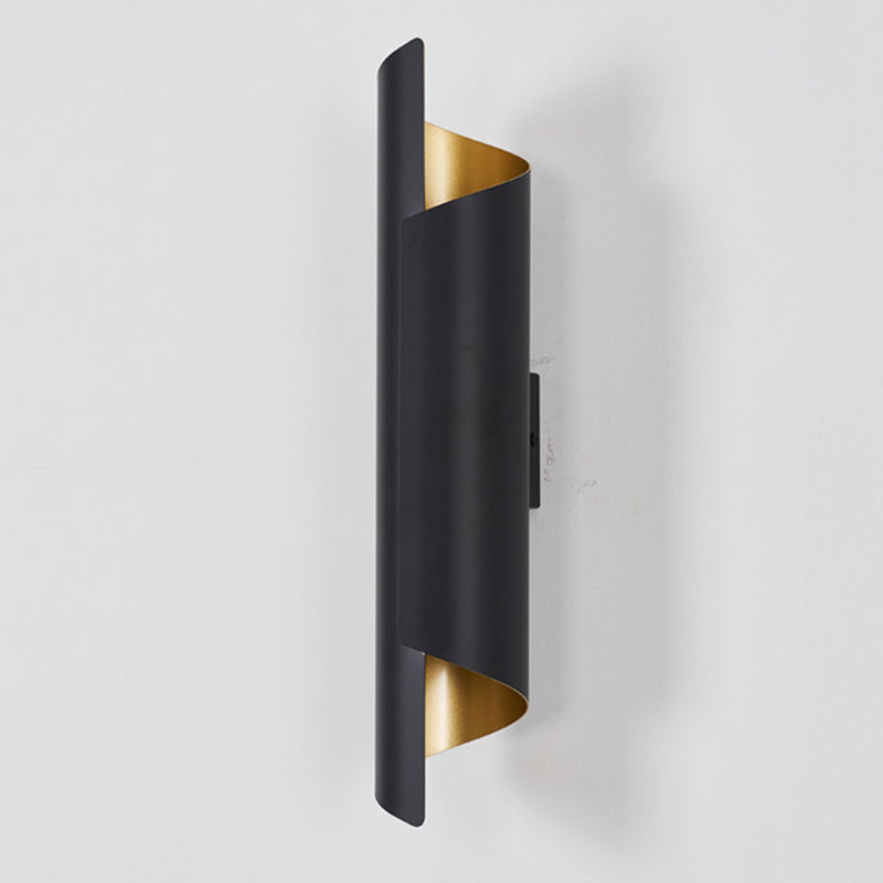 Light Modern Luxury Style Cylinderical Sconce Light Fixture Metal 1 Light Sconces