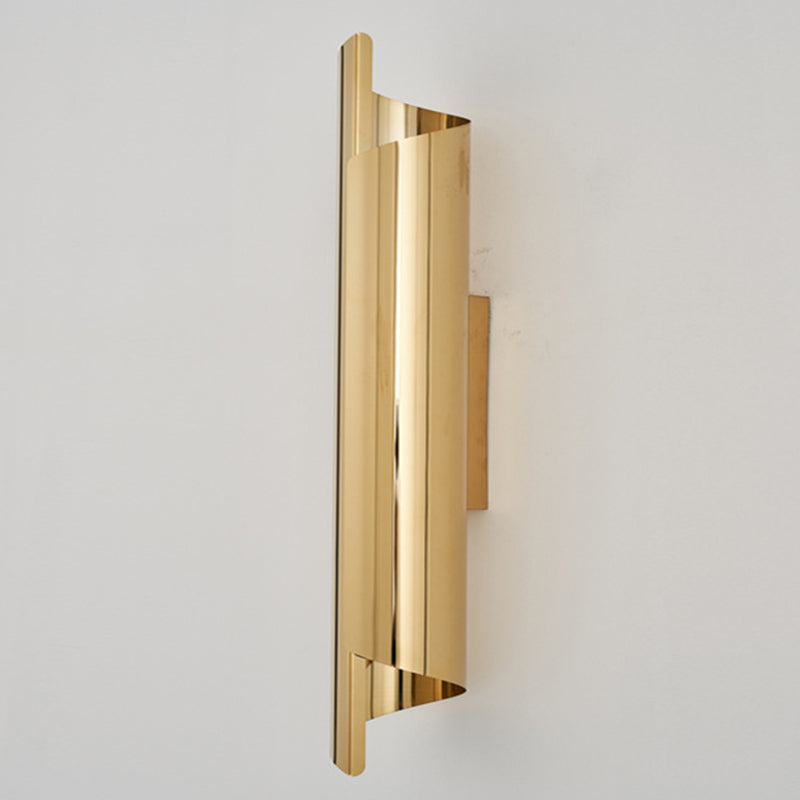 Light Modern Luxury Style Cylinderical Sconce Light Fixture Metal 1 Light Sconces