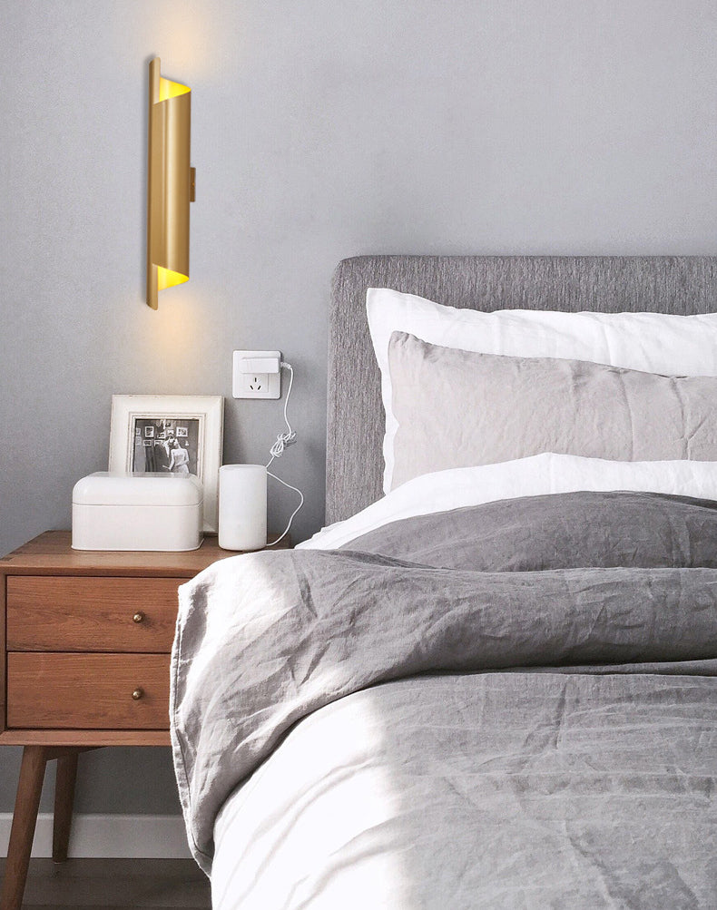 Licht moderne luxe stijl cilinders lamp lamp met metaal 1 lichte staten