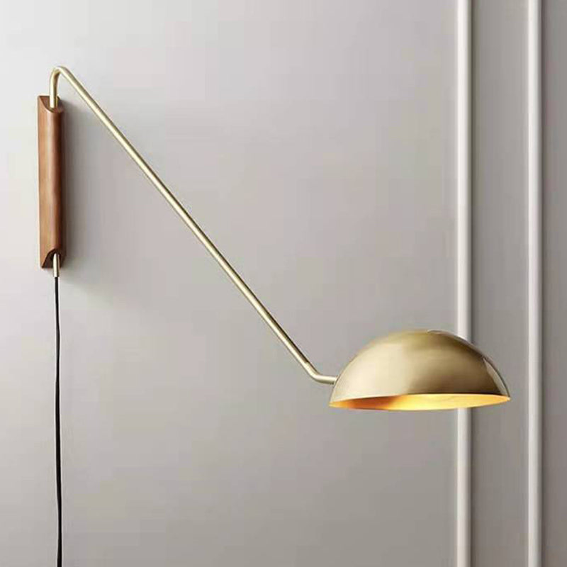 Swing Arm Wall SCONCE Moderne minimalistische stijl Metal 1 lichte staten