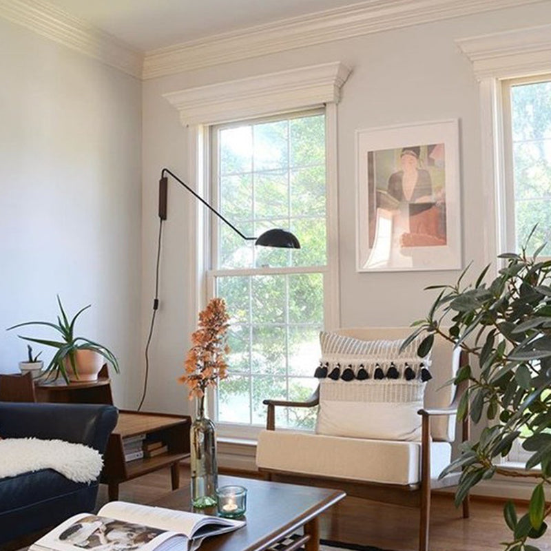 Swing Arm Wall SCONCE Moderne minimalistische stijl Metal 1 lichte staten