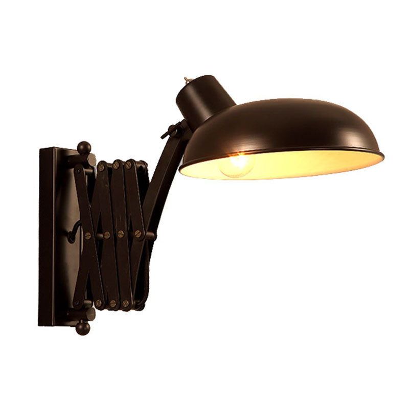 American Retro Industrial Style Swing Arm Wall Lampe 1 leichte Metallleuchten