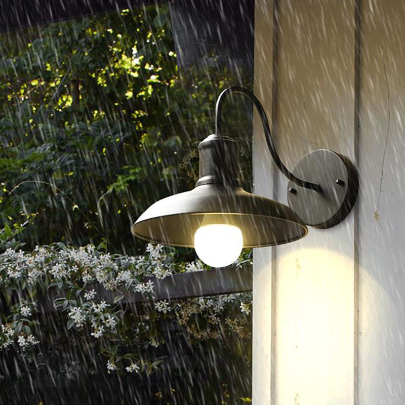 Retro Industrial Style Schwanenhals Stamm Wandleuchte 1 Lichtmetall -Leuchten