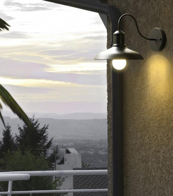 Retro Industrial Style Schwanenhals Stamm Wandleuchte 1 Lichtmetall -Leuchten