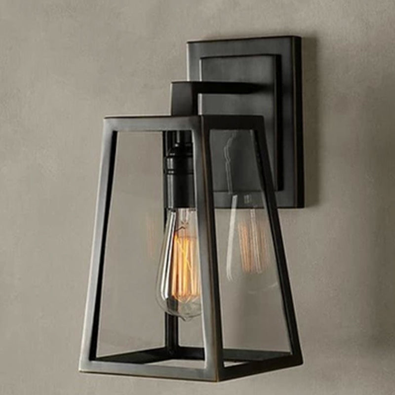 Bewaffnete Metallwandleuchten Amerikaner Retro Industrial Style 1 Lichtleuchte